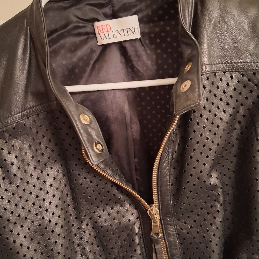 Red Valentino leather jacket